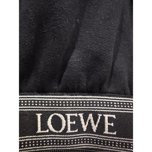 Loewe -  Cropped Hoodie, Black- Size XS - Picture 6 of 8